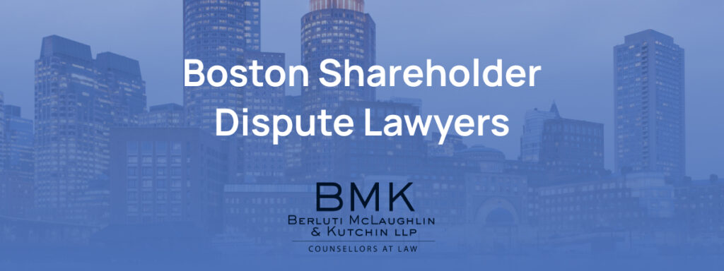 boston shareholder dispute lawyers